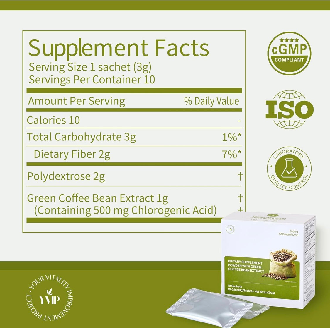 YVIP Green Coffee Bean Extract