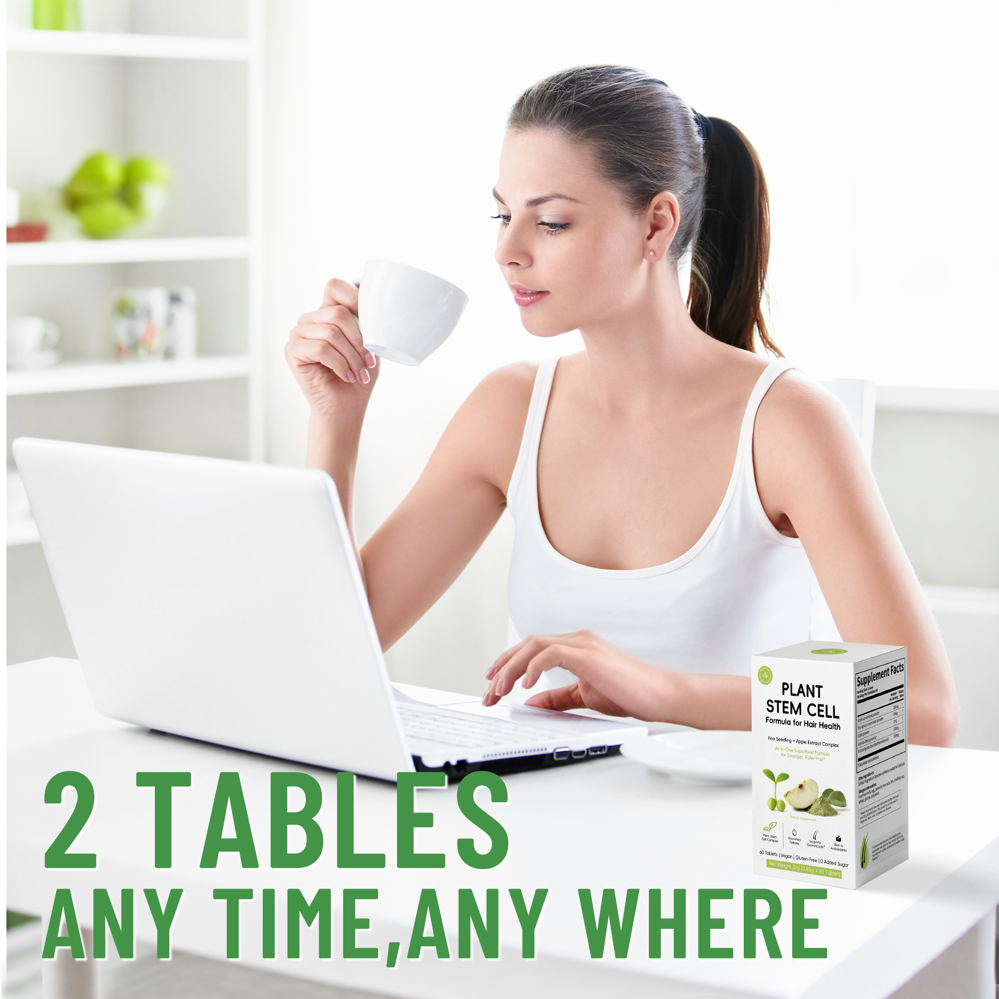 YVIP Hair Nourishing Supplement – Supports Healthy Hair Growth– 6-Box Bundle