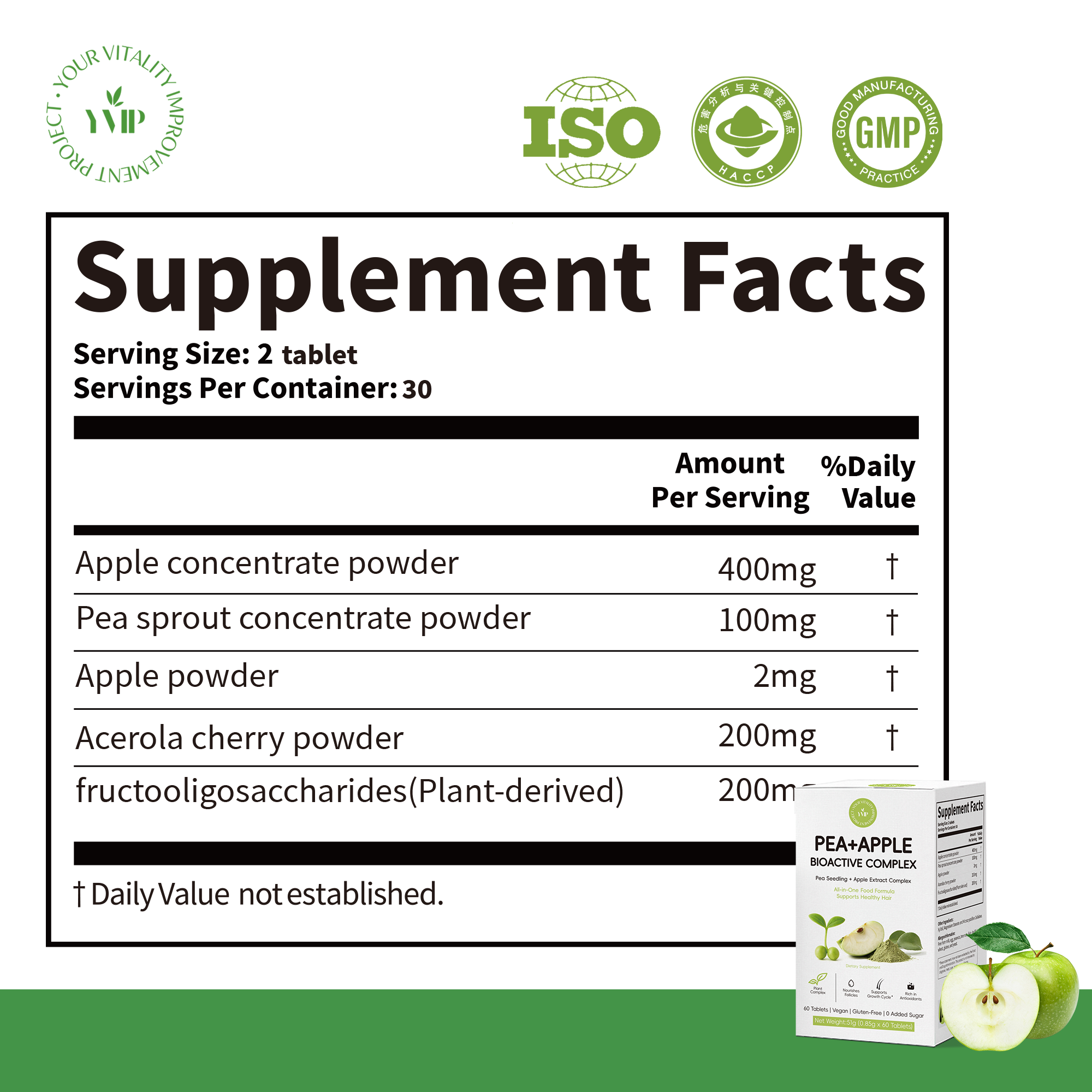 YVIP Hair Nourishing Supplement – Supports Healthy Hair Growth